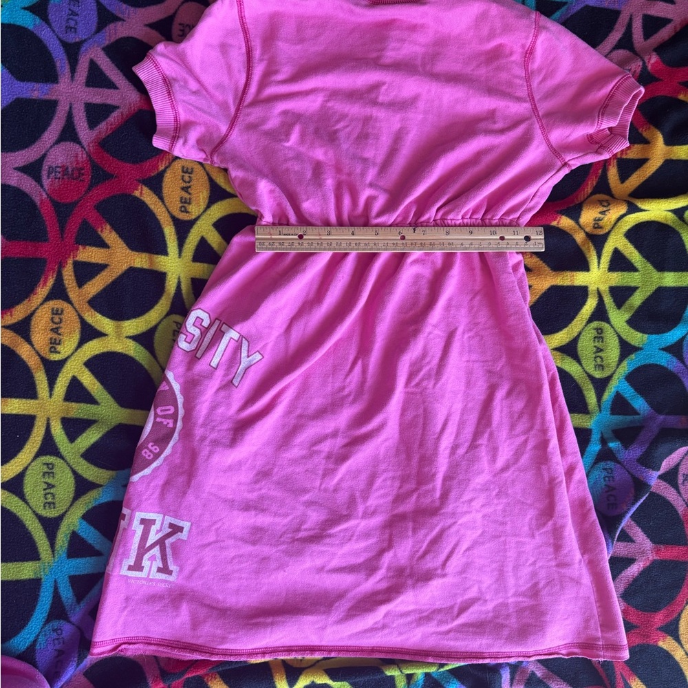 Vintage Babydoll Victoria’s Secret Pink Vintage University Of Pink Dress XS - Picture 4 of 4
